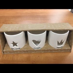 Rae Dunn candle holders